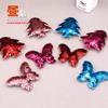 Árbol de Navidad lentejuelas de mariposa material diy llavero colgante para bolso hecho a mano ropa accesorios para el cabello accesorios para el tocado