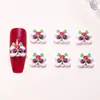 Decoraciones para Uñas de Cabeza de León de Año Nuevo Estilo Chino, Accesorios Festivos de Resina para el Festival de Primavera, Aretes DIY, Accesorios para Uñas Portátiles