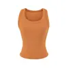 26072- Top sin mangas sexy estilo europeo para adelgazar para mujer Nueva moda Primavera Verano 2026 Top Hot Girl sin hombros