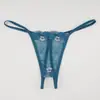 Liquidação especial lingerie sexy feminina renda transparente lingerie sexy calcinhas fio com abertura no entrepernas tentação cintura baixa calça T