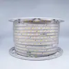 Tira de Luces LED de Alto Voltaje 220V 2835 Impermeable para Exteriores 3030 Tira de Luces Flexible 5730 Resistente al Sol Iluminación de Alta Luminosidad Luz de Ingeniería
