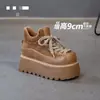 Zapatos Birkenstock con Plataforma de Aumento de Altura de 9 cm para Mujer, Nuevos y Versátiles Zapatillas Casuales de Suela Gruesa de Moda Primavera 2026 para Personas Bajitas