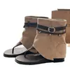 Sandálias Romanas Femininas Modernas e Únicas 2026 Novo Estilo de Verão Botas Curtas de Corda Trançada com Clipe para Dedo do Pé e Aumento de Altura Oculto