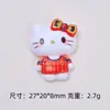 Gatito de Fútbol Suave y Lindo Dibujo Animado Creativo Hecho a Mano DIY Accesorios para Joyería Pegamento de Crema Resina Materiales Pequeños Accesorios Venta al por Mayor