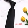 Corbata de color sólido en stock nueva corbata casual de negocios para hombre accesorios de traje 8 cm corbata hecha a mano fabricante de corbatas de color sólido