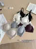 Sujetador de encaje ligeramente cepillado y amigable con la piel para mujer, con borde de pestañas, escote en V, tirantes finos, suave y sin costuras, que proporciona un ajuste suave y cómodo, y ofrece un efecto push-up. 8286