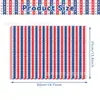 Papel de Cópia Dia Nacional Americano Wx322 17g Doce de Presente Papel de Embrulho à Prova de Umidade Listrado Estrela Papel de Seda Decorativo