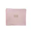 67155 Bolsa de Almacenamiento con Cremallera de Color Sólido para Mujer, Neceser Portátil, Cables de Datos, Toallas Sanitarias, Bolsita para Guardar Artículos Varios