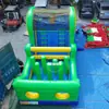 Carrera de Obstáculos Inflable para Niños, Pista de Desafío Físico, Acolchado Suave de Seguridad, Inflado Rápido