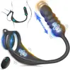 Anillo de Bloqueo Ai Hu, Plug Anal Retráctil Controlado Remotamente para Entrada Trasera, Juguete Sexual Vibratorio Compartido para Adultos