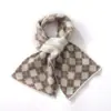 Bufanda Cálida de Cachemir 100% para Otoño e Invierno con Diseño de Cuadros y Bloques de Color Tejido Calado Cuello de Cachemir de Cabra para Protección del Cuello