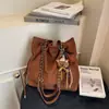 Bolso de Felpa Retro Relajado para Mujer 2026 Nuevo Bolso de Hombro Cruzado Versátil para el Trabajo Bolso Tote de Gran Capacidad
