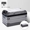 Caja de Almacenamiento para Camping al Aire Libre Caja Plegable de Plástico a Rayas Caja de Almacenamiento Portátil Caja Organizadora Caja de Almacenamiento Multifuncional para Coche