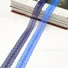 Ponto 3cm dupla face simétrico poliéster elástico renda barra código sapatos e chapéus joias acessórios de vestuário diy