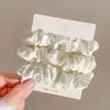 Laço de Cabelo de Renda Doce, Scrunchie de Luxo Estilo Coreano, Laço de Cabelo Extra-Grande para Coque, Corda de Cabelo para Rabo de Cavalo, Acessório de Cabelo