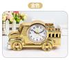 Reloj Despertador Modelo de Coche Clásico Retro Transfronterizo Simulación Reloj Decoración Creativo Soporte para Bolígrafos de Estudiante Estudio Mesita de Noche Despertador
