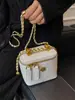 Bolso de Moda de Nicho para Mujer 2026 Nuevo Estilo Bolso Mini para Labial Inspirado en Chanel Bolso Versátil Acolchado de Hombro Cruzado