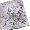 Pacote inteiro de 1440 peças atacado branco plana em forma especial diamante super brilhante pequena gota de chuva prego diamante jóias quadrado amor strass