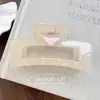 Letra Coreana Parte Trasera de la Cabeza Recogido Color Caramelo Pinza de Garra Pinza de Tiburón Pinza para el Cabello de Nicho Pinza de Garra Cuadrada Accesorios para el Cabello Mujeres Venta al por Mayor
