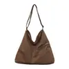 Bolso de hombro cruzado nuevo estilo coreano simple impermeable tela de nailon bandolera gran capacidad color liso simple casual bolso de mano para mujer
