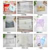 Bolsa de Organza con Lunares Cheongsam Ropa al por Mayor Lencería Bufanda de Seda Bolsa de Almacenamiento Gasa de Nieve Transparente Nueva Chinoiserie Hebilla de Placa Bolsa de Gasa