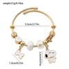 Europa y Estados Unidos transfronterizos súper ventas cómic americano cómic de cacahuete Snoopy joyería de aleación pulsera al por mayor