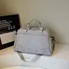 Bolsa de Viagem Simples de Lona da Moda com Separação Úmida e Seca, Bolsa de Armazenamento para Mala de Rodinhas, Bolsa Versátil para Esportes ao Ar Livre e Fitness