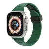 Adequado para Pulseira de Apple Watch S1-10 Geração Ultra Hermes Fivela Dobrável Monocromática Pulseira Esportiva de Silicone