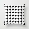 Funda de Almohada para Sofá Cama con Patrón Naranja Escandinavo Funda para Cojín de Cintura Cabecero Moderno Simple Casual