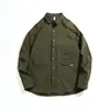 Camisa de Trabajo Retro Americana para Hombre de Primavera y Otoño, Manga Larga, Estilo Nuevo, Corte Holgado, Tallas Grandes, Chaqueta Casual de Otoño para Hombre