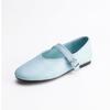 Zapatos Gui Gui 2025 Primavera Nuevos Zapatos de Mujer Estilo Francés Simple con Mary Jane Ante Suave Boca Baja Zapatos Planos