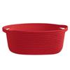 Cesto de Armazenamento Grande de Corda de Algodão Mark Tecido à Mão Sala de Estar Mesa de Centro Cesto de Armazenamento de Lanches e Miudezas Cesto de Armazenamento de Miudezas de Cabeceira