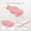 Travesseiro Combinado de Espuma Viscoelástica de Recuperação Lenta Transfronteiriço de Comércio Exterior, Travesseiro Cervical, Alinhamento de Arco Reverso, Tração Reversa, Travesseiro de Proteção para o Pescoço Saco Fugui