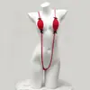 Lingerie Sexy Novo Estilo, Lingerie Sedutora de Renda com Cadarço Três Peças, Estampa de Leopardo, Body Revelador com Decote Halter nas Costas