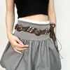 Cadena de Cintura Bohemia Trenzada Estilo Étnico para Mujer, Accesorios de Cintura de Diseño de Alta Gama, Accesorios de Ropa Versátiles Retro