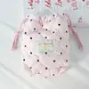 Nova Bolsa de Armazenamento Simples de Algodão Acolchoado, Saquinho Portátil com Cordão, Bolsa de Armazenamento de Câmera Anti-Queda e Anti-Risco, Necessaire Pequena