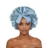 Sombrero Redondo con Cinta de Cola Larga Estampado de Cerezas Transfronterizo Sombrero para Belleza y Cuidado del Cabello Sombrero de Satén Degradado Gorro de Dormir Bestseller de Amazon