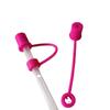 Tapón de Polvo para Popote de Dibujos Animados Portátil de 10 mm Transfronterizo, Cubierta de Polvo para Vaso Helado, Tapón de Popote de Diámetro Grande Personalización