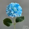 Flores Artificiais Azuis para Casamento Flores Falsas de Teto Decoração de Casamento Parede de Flores Arranjo de Flores de Chão para Casamento Materiais para Arranjo de Flores de Seda