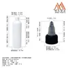 Botella de Mascota Redonda Personalizada de 120 ml con Hombro Inclinado Pegamento para Pelucas Resistente al Agua y al Sudor Súper Pegajoso Invisible No se Despega