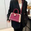 Textura Vintage Invierno Nuevo Bolso de Mano 2024 Combinación Total Alta Gama Hombro Cruzado Gran Capacidad Viajero Bolso Sobaco
