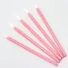 50 pçs/pacote Descartável Nylon Cabelo Sólido Pincel Labial Bastão Pincel de Maquiagem Portátil Mini Pincel Labial Ferramenta de Maquiagem