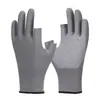 Guantes de Protección Laboral Xingyu, PVC Puntado, Sin Dedos, Antideslizantes, Alta Elasticidad, Flexibles, para Entrega Express, Logística, Decoración, Fábrica, Mayoreo, En Stock