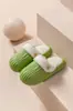 Pantuflas de Invierno para Mujer, Estilo Nuevo, para Casa, con Sensación de Pisar Heces, Suela Gruesa, Cálidas, Antideslizantes, Pantuflas de Felpa para Interiores para Parejas