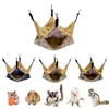 Produto de Venda Quente Transfronteiriço: Saco de Dormir de Esquilo e Planador de Açúcar, Ninho Quente de Camada Dupla Pendurado para Hamster, Rede para Pet
