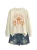 Amazon eBay sitio independiente moda casual deportiva para mujer fútbol mama rugby casco sudadera con capucha