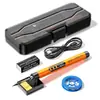 Nuevo mini display digital USB de carga soldador eléctrico kit DIY soldadura humo caliente código reparación electrodoméstico portátil inalámbrico