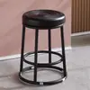 Taburete Alto de Tres Anillos Extra Grueso, Taburete Alto de Barra, Silla Alta para Adultos en Casa, Silla de Mostrador, Taburete Alto de Lujo Ligero para Arcade, Taburete Redondo