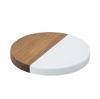Posavasos Mármol Cuadrado y Redondo Empalmado Madera de Acacia Posavasos Vajilla de Mesa de Café Manteles Individuales Posavasos Aislantes Fábrica de Madera Venta al por Mayor