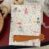 Tela 100% Algodón de 40 Hilos Estampada Digitalmente Tela Floral Estilo Coreano para Ropa de Mujer, Ropa Infantil, Conjuntos Padre-Hijo, Ropa de Casa, DIY
